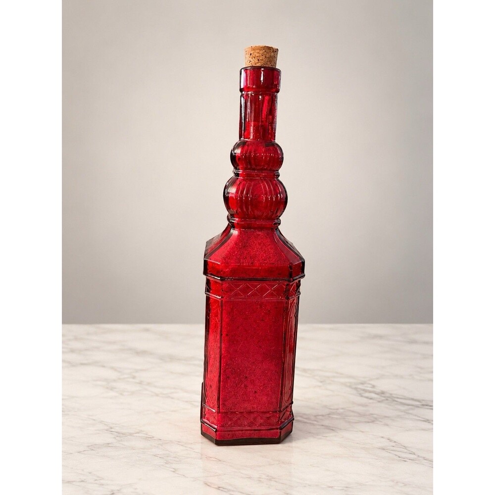 Stunning Ruby Red Decorative Vase